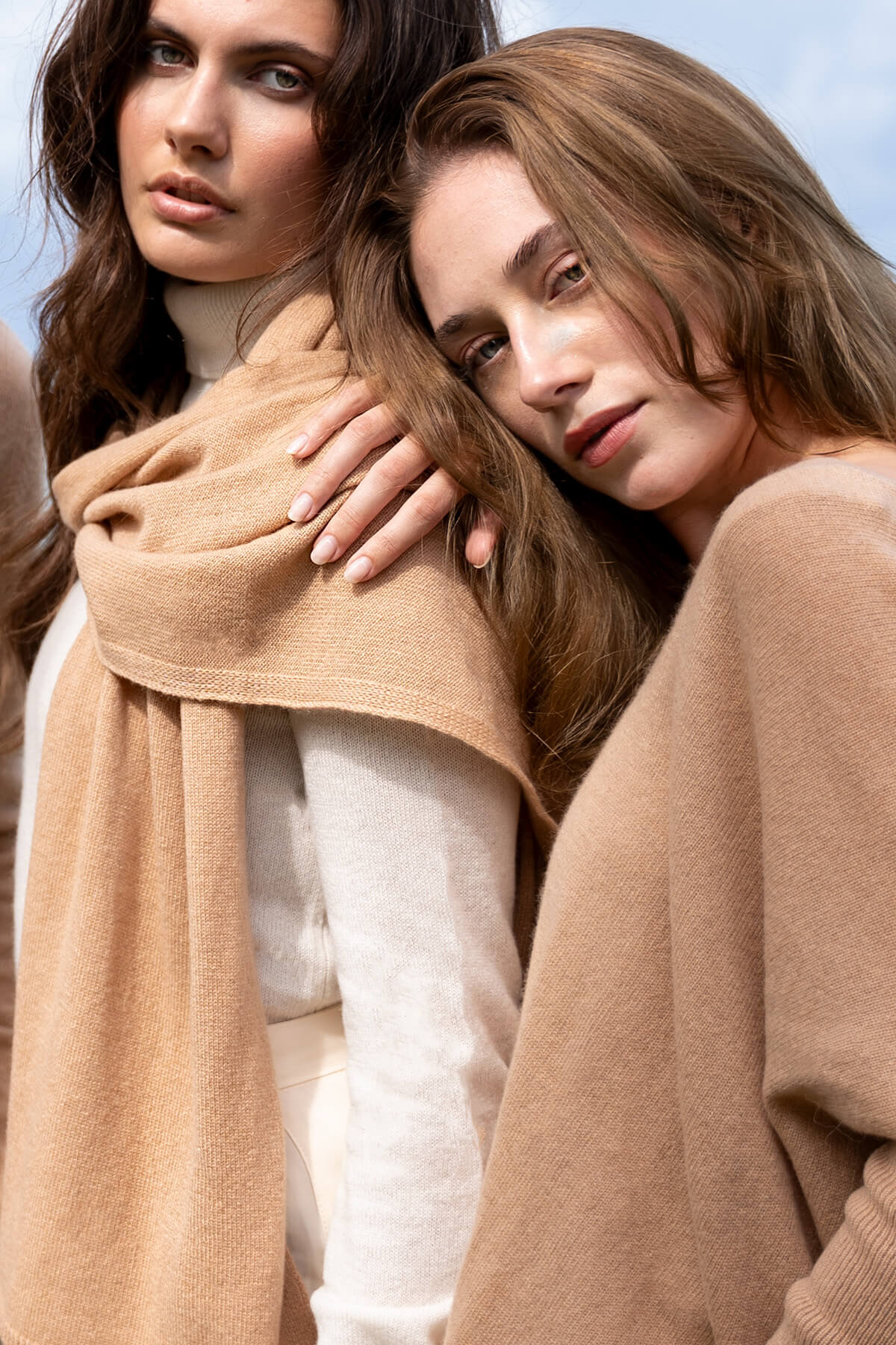 Echarpe beige