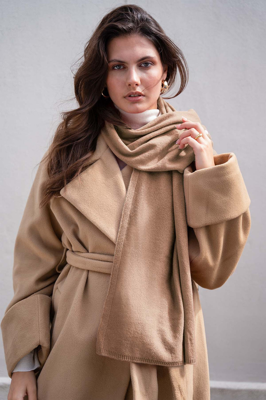 Echarpe beige