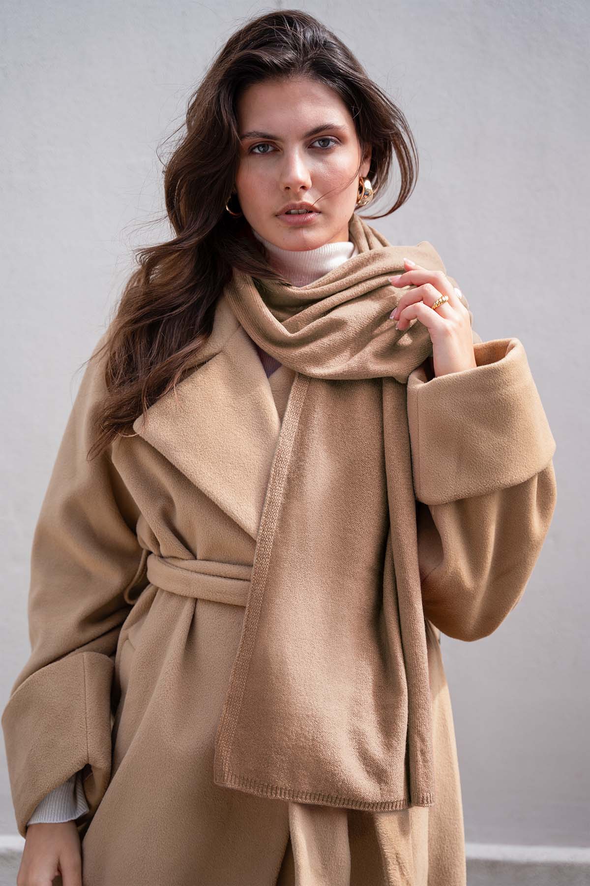 Echarpe beige