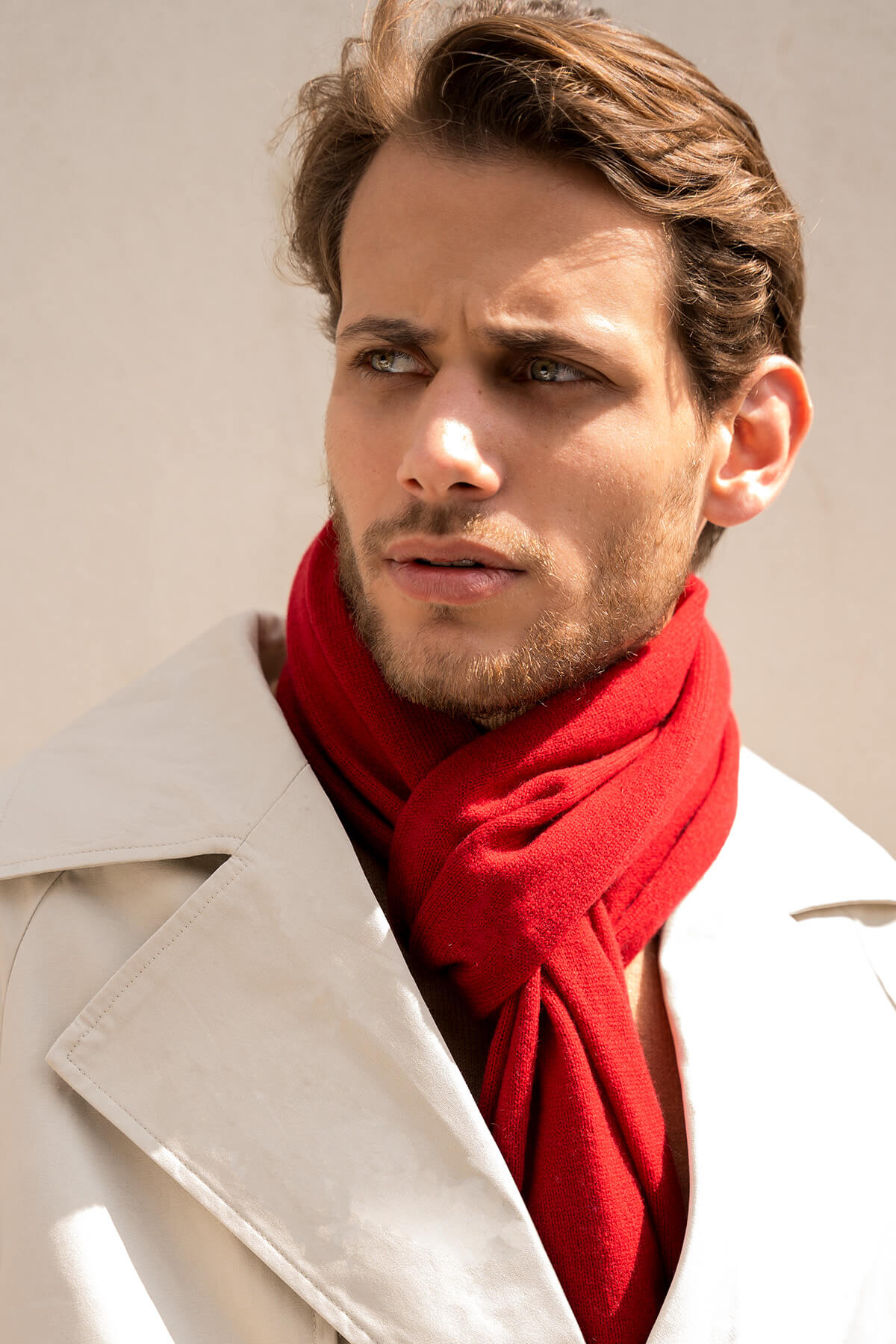 Echarpe rouge