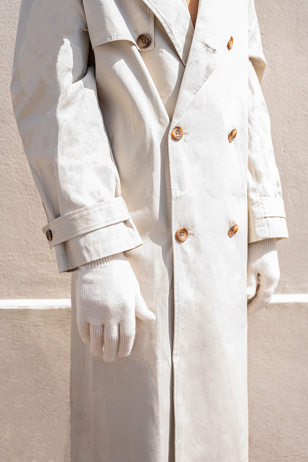 Gants écru