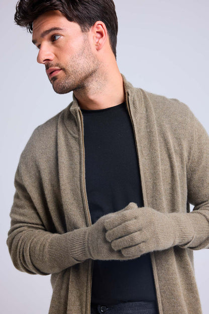 Gants vert khaki