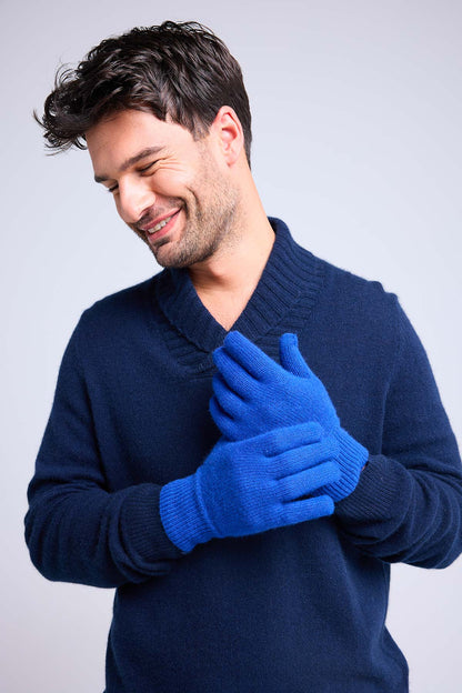 Gants bleu roi