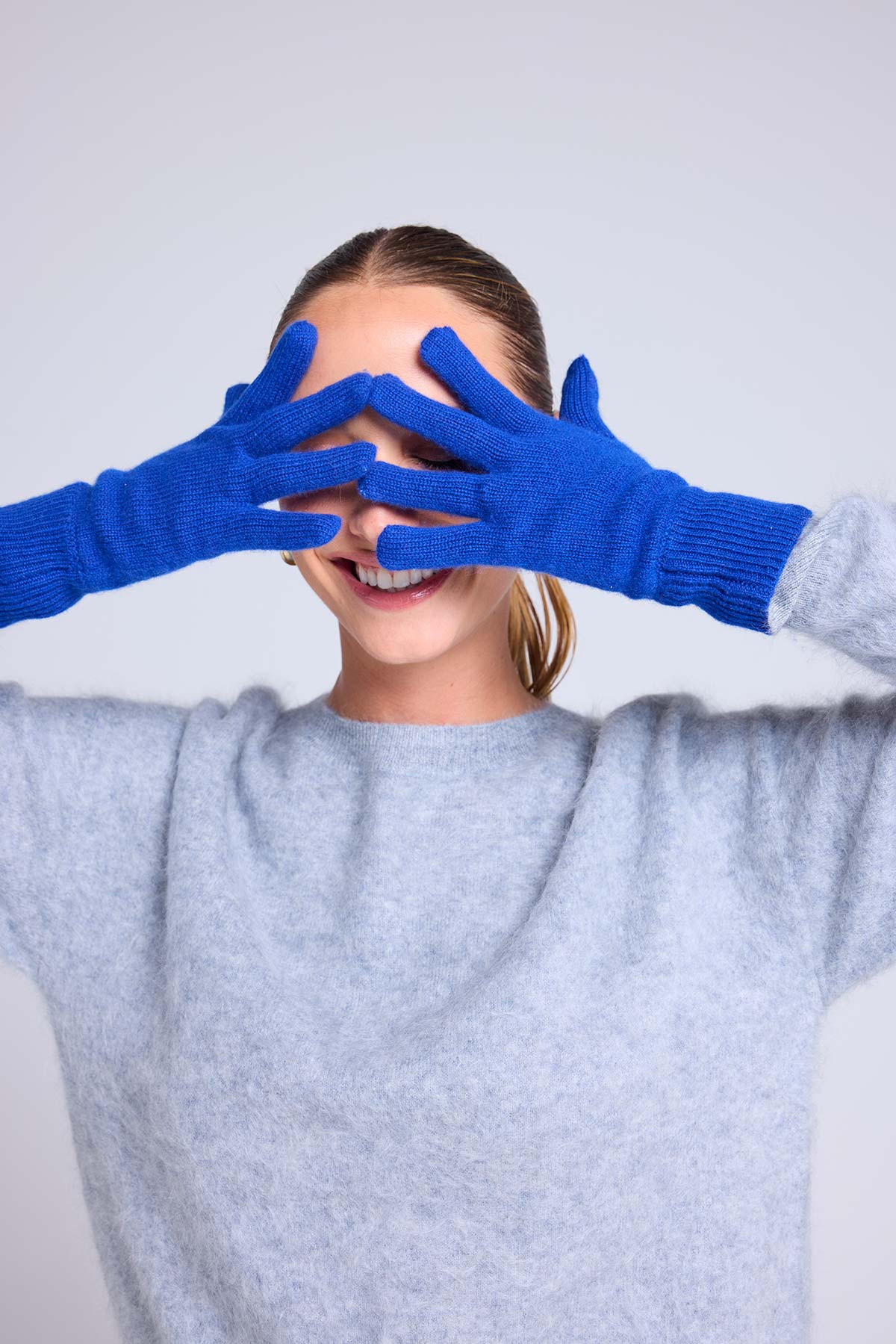 Gants bleu roi