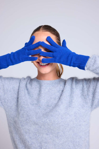 Gants bleu roi