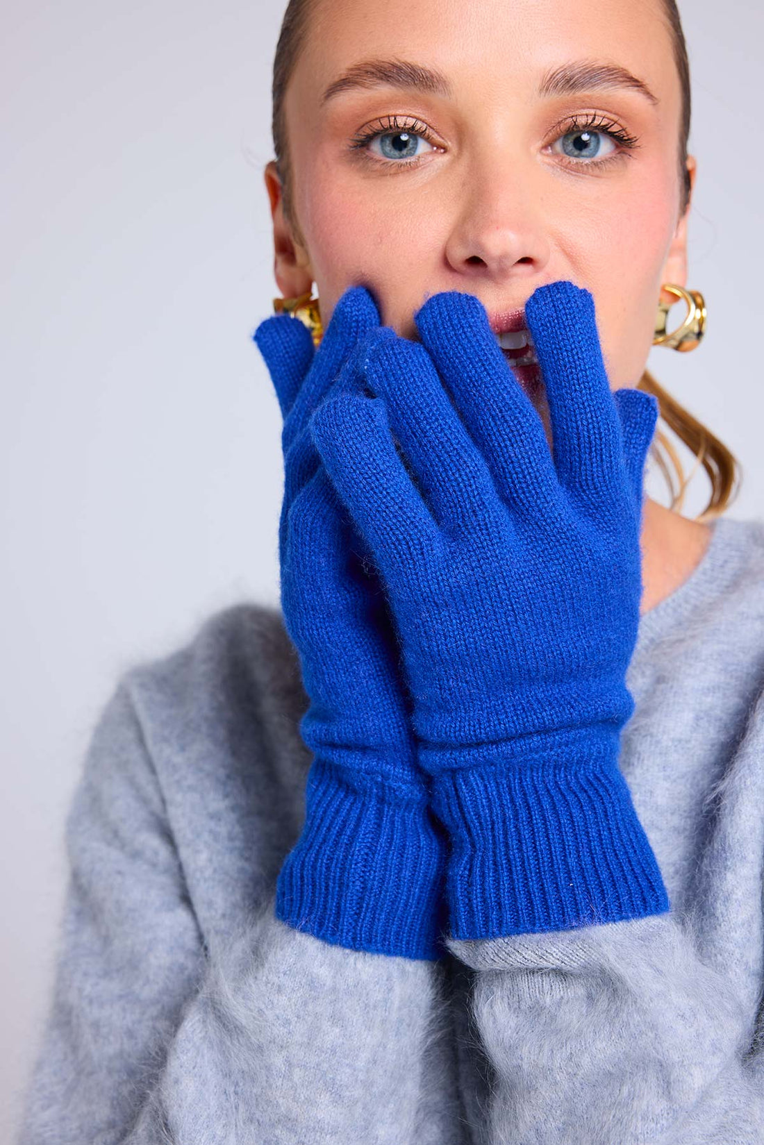 Gants bleu roi