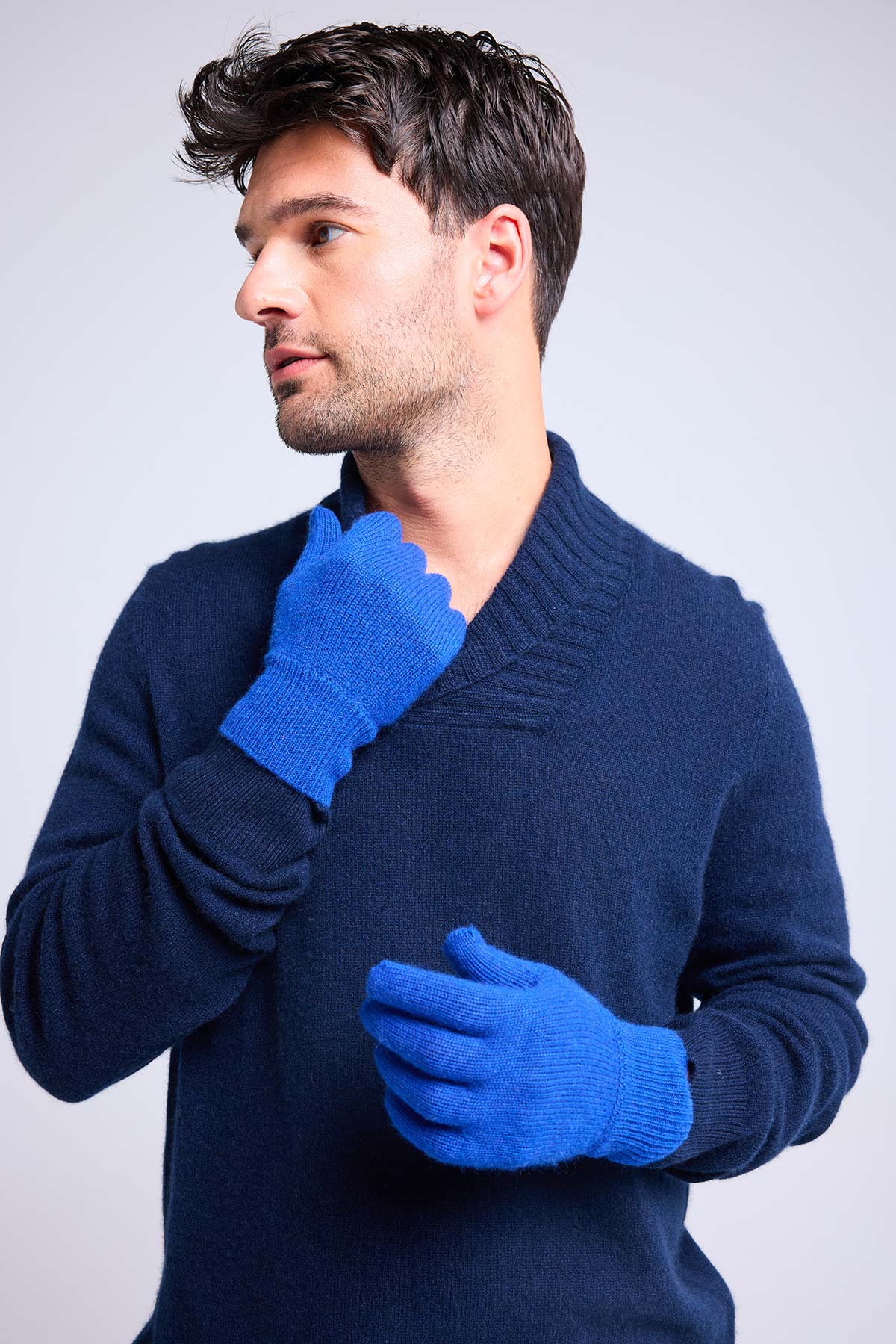 Gants bleu roi