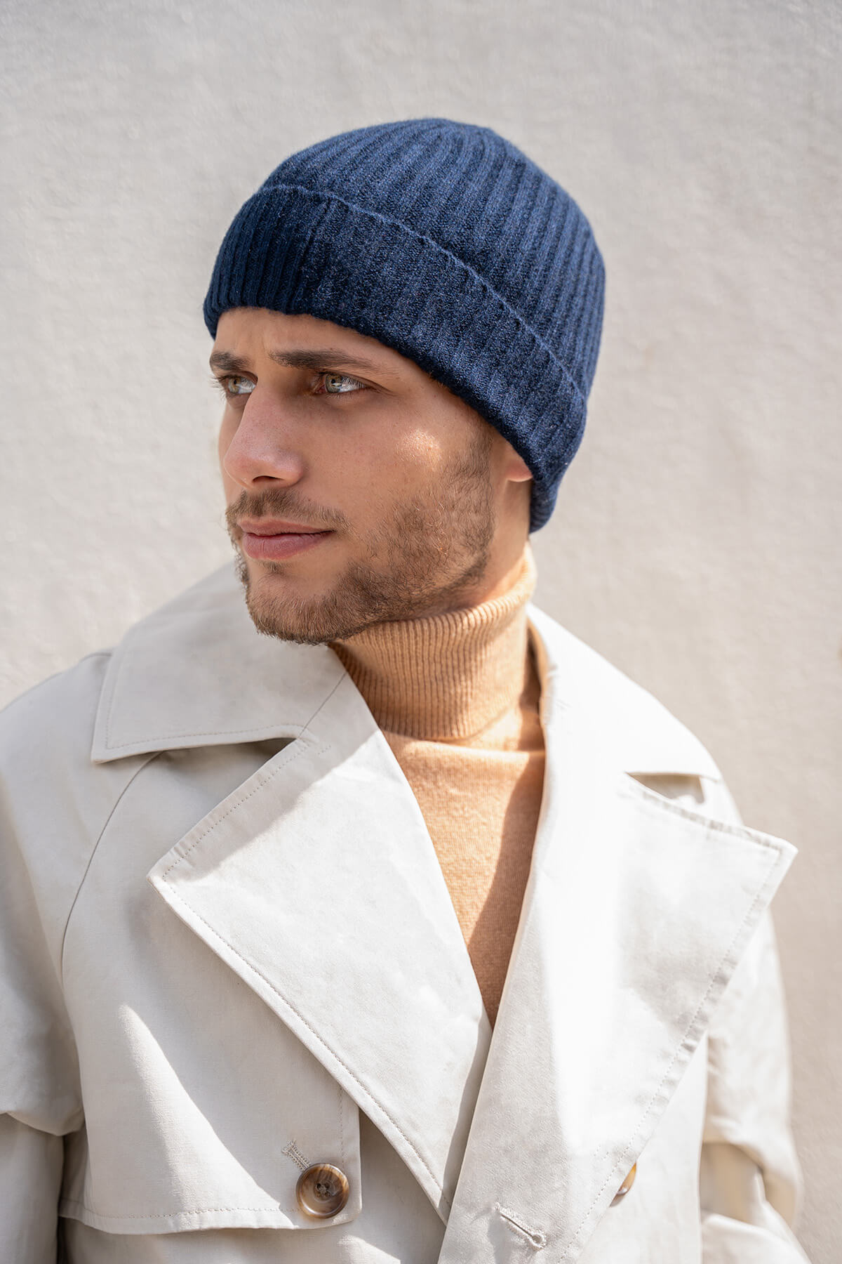 Bonnet bleu marine