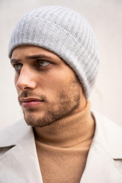 Bonnet gris perle