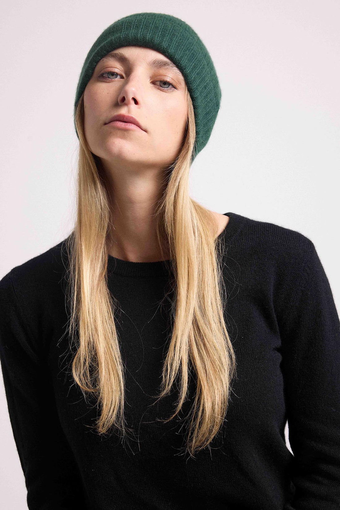 Bonnet vert bouteille