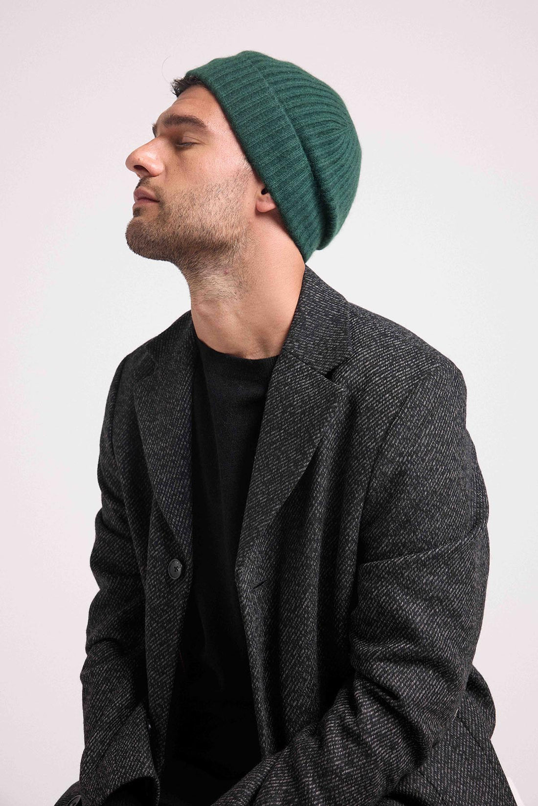 Bonnet vert bouteille