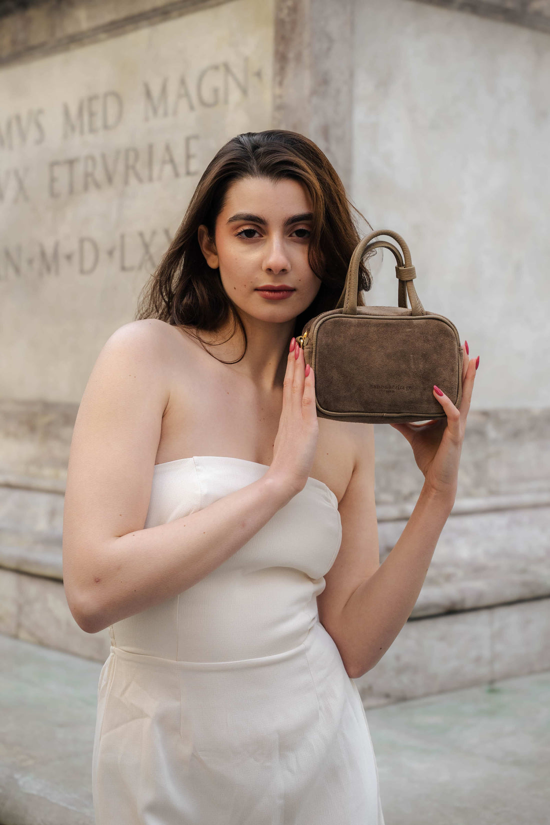 Alba Suede Taupe