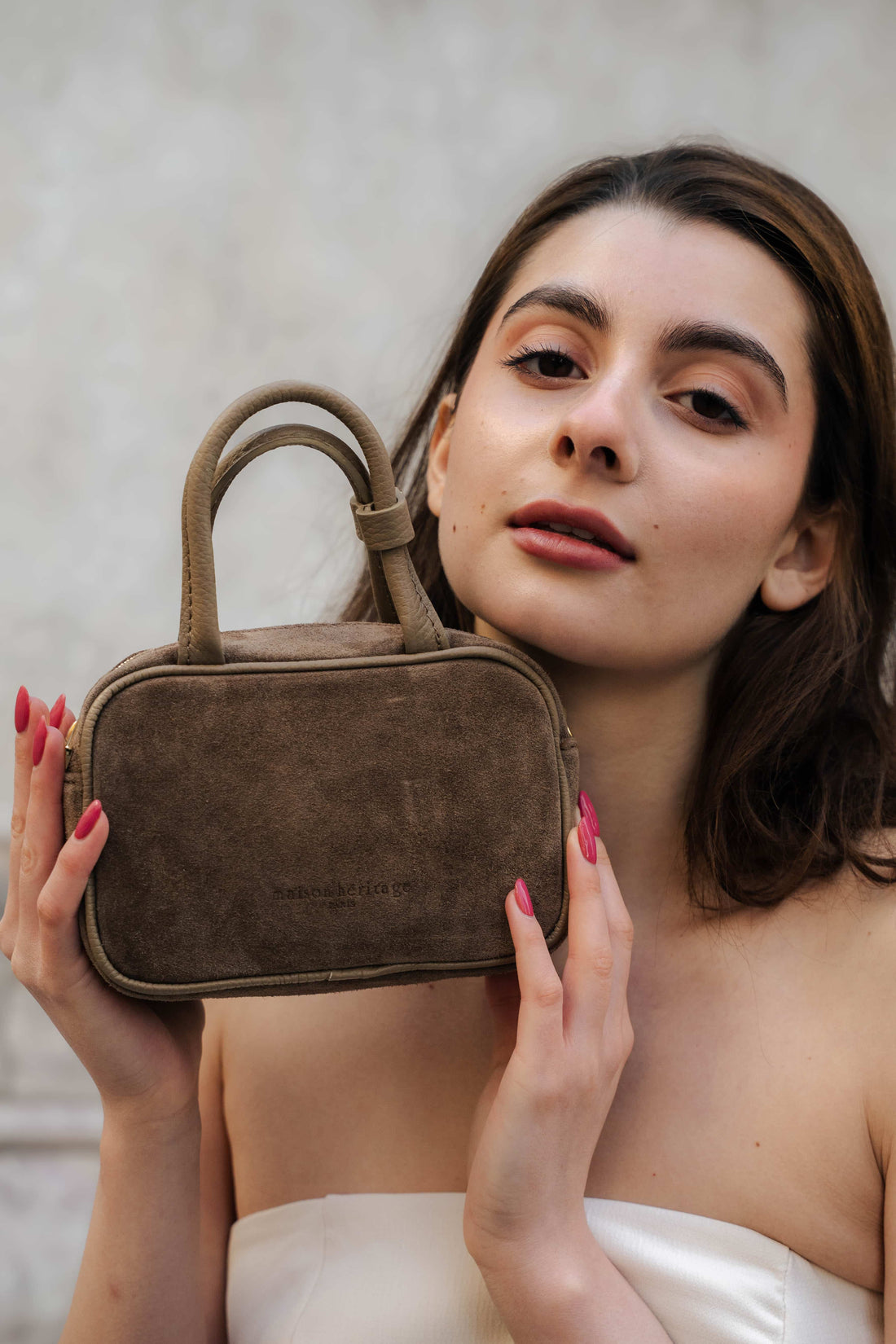 Alba Suede Taupe