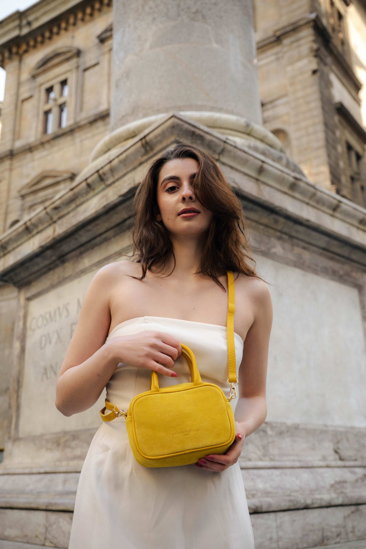 Alba Suede Jaune