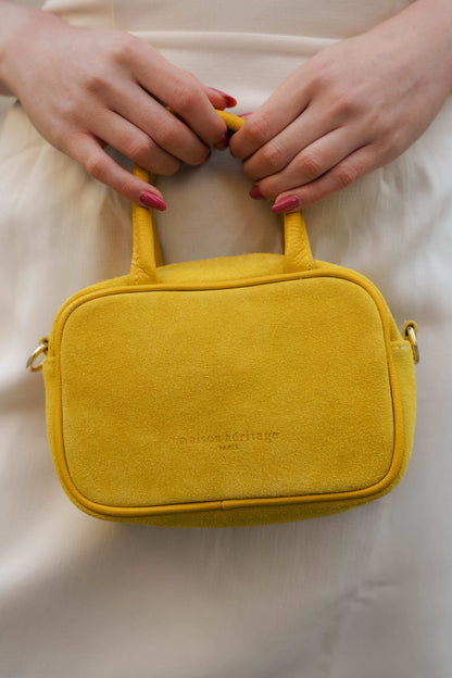 Alba Suede Jaune