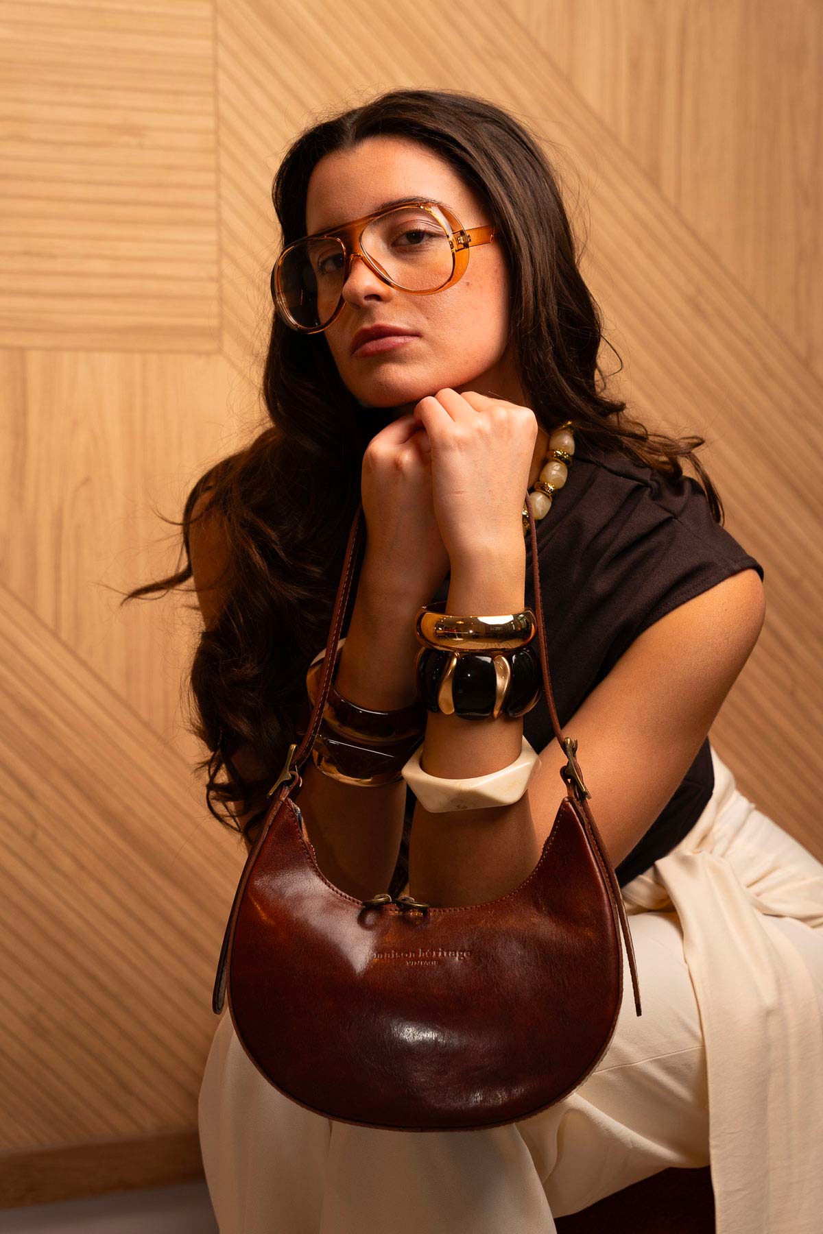 Jessie Vintage Marron