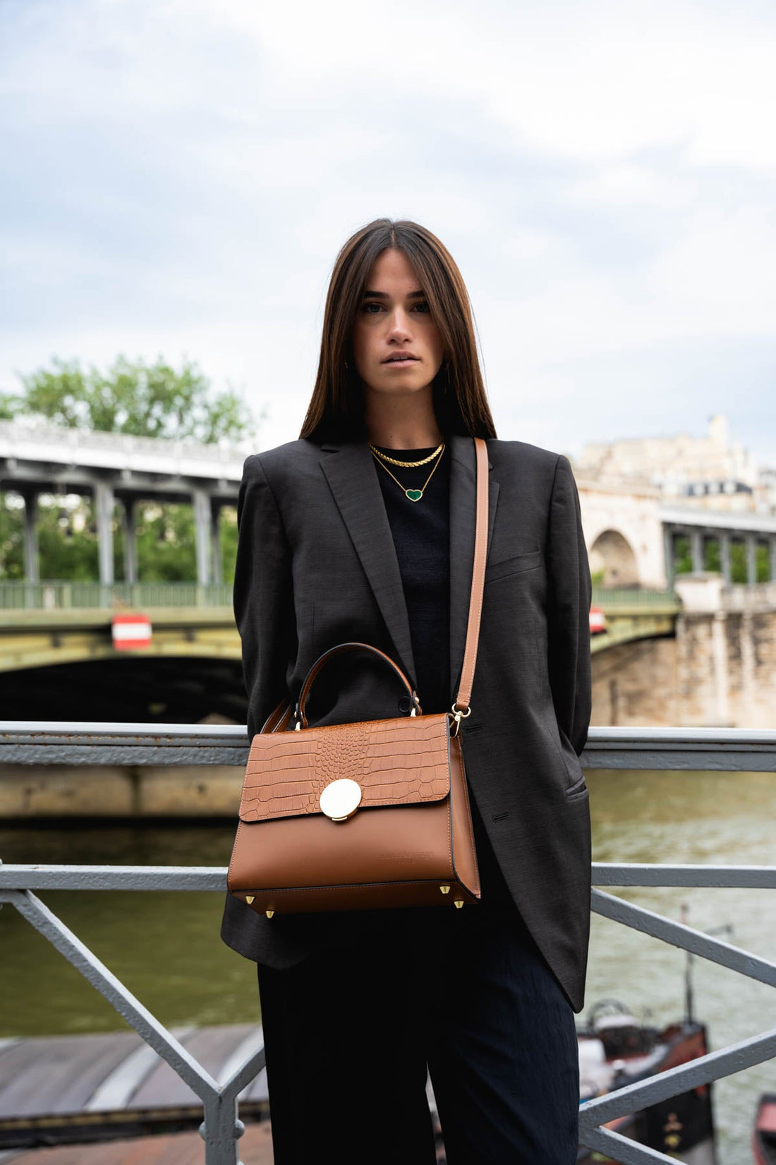 Clau Croco Camel