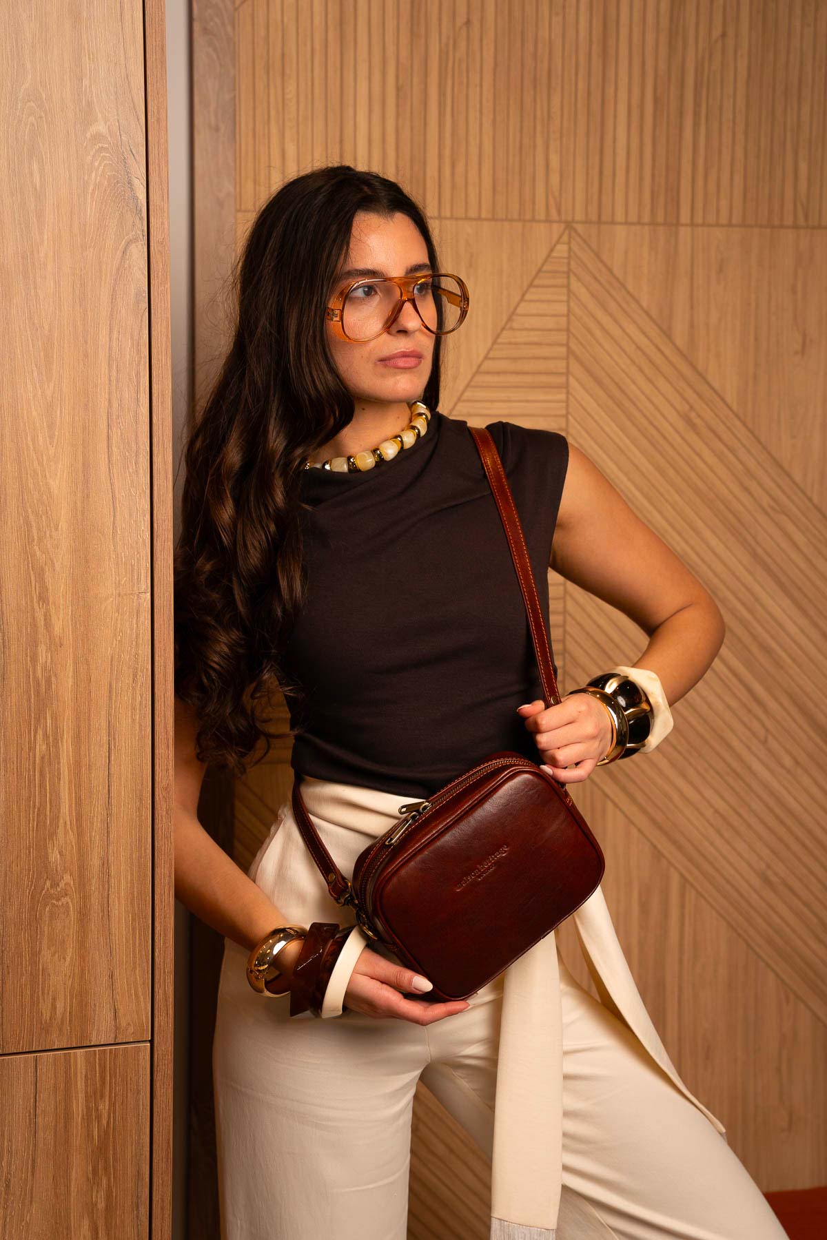 Gaby Vintage Camel Foncé