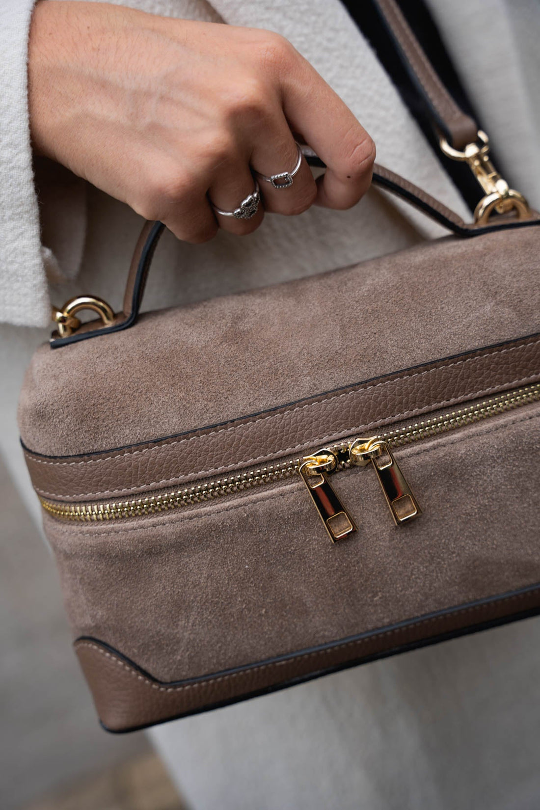 Grand Simos Suede Taupe
