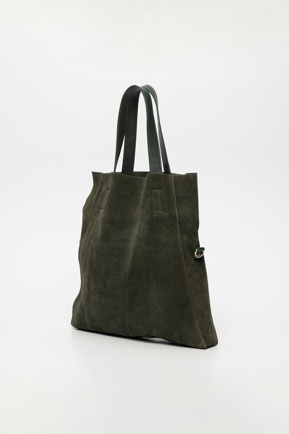 Jade Suede Vert Bouteille