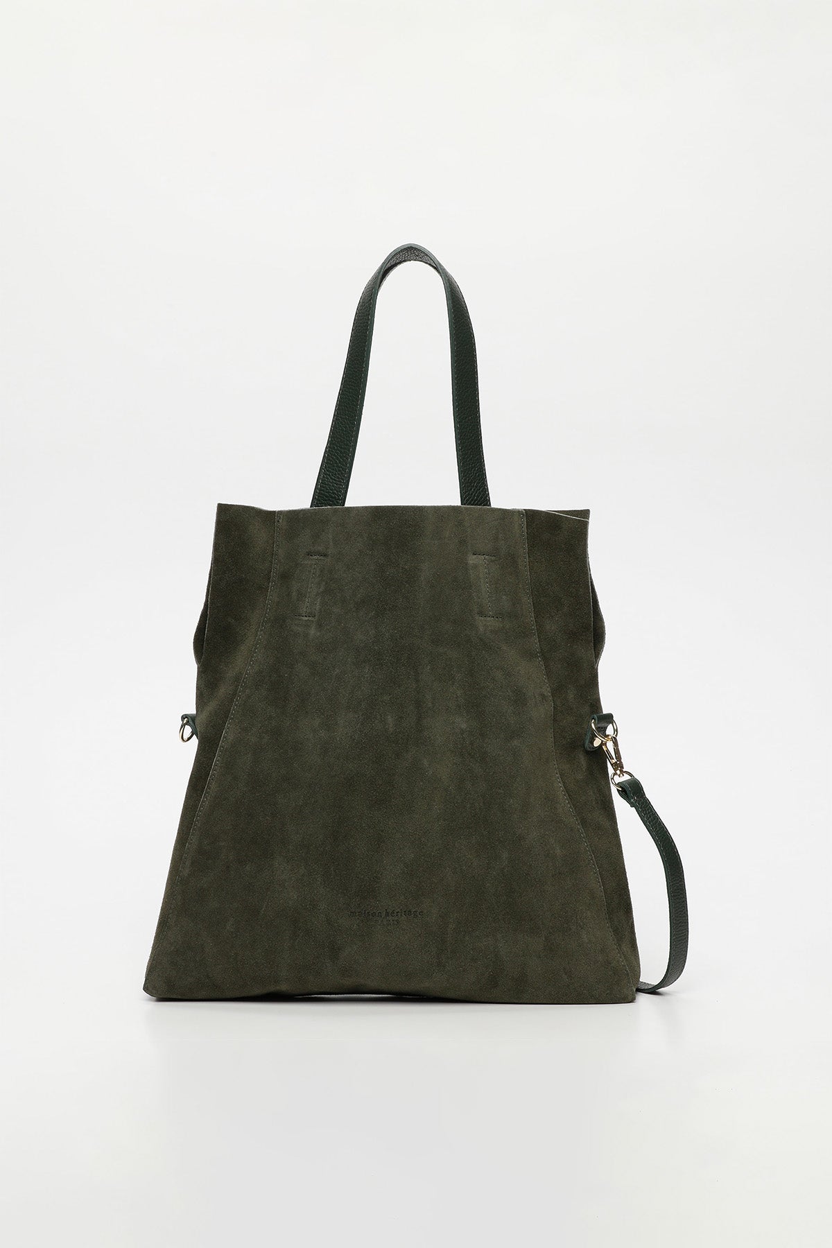 Jade Suede Vert Bouteille