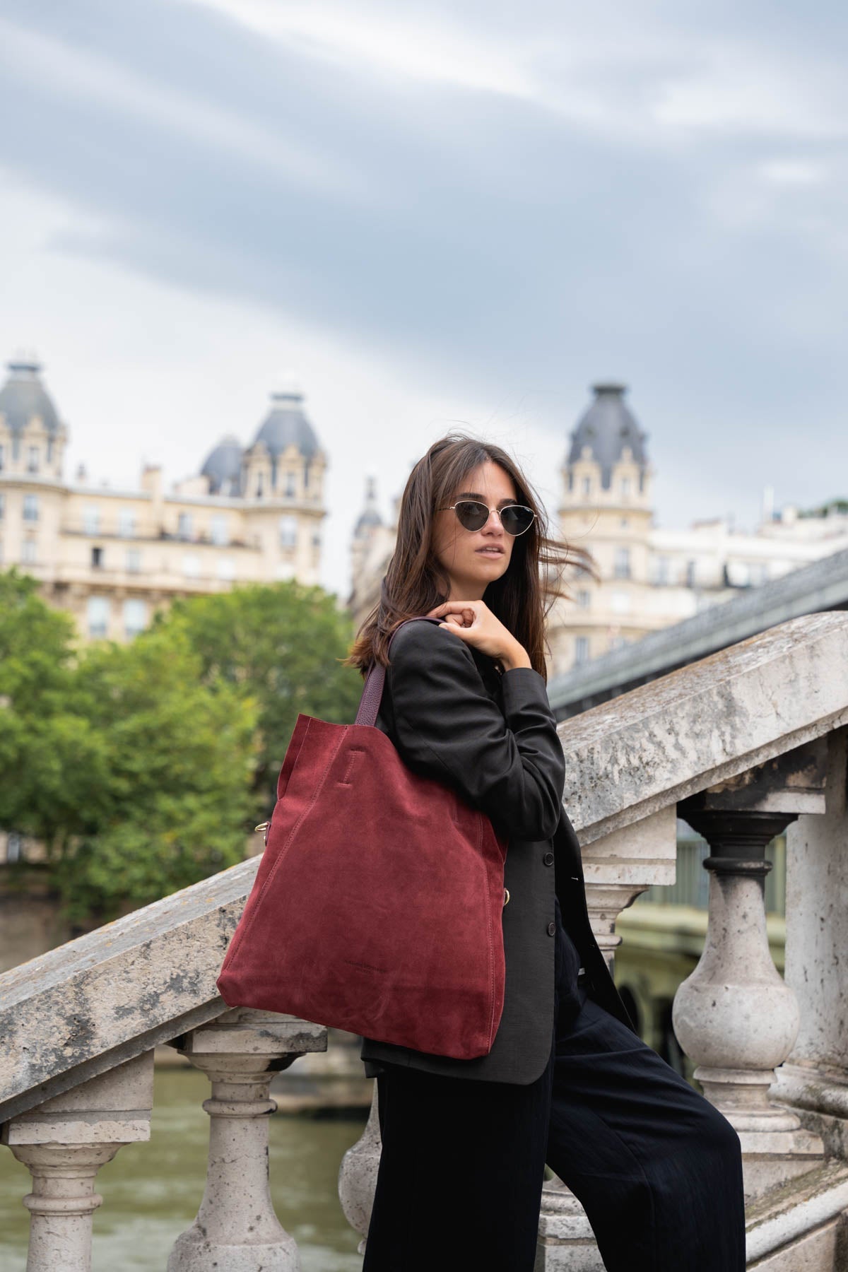 Jade Suede Bordeaux