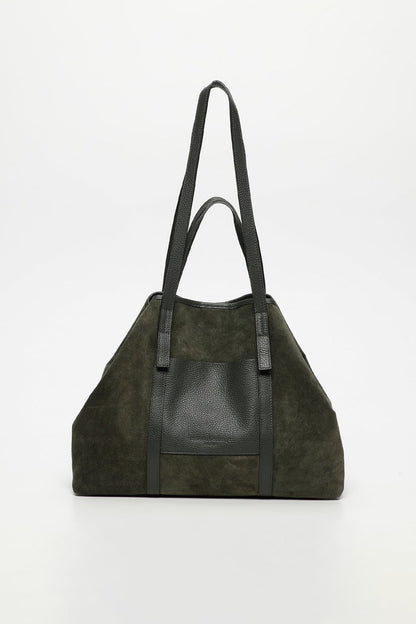 Malta Suede Vert Bouteille