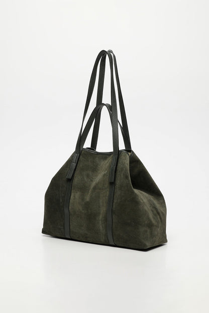 Malta Suede Vert Bouteille