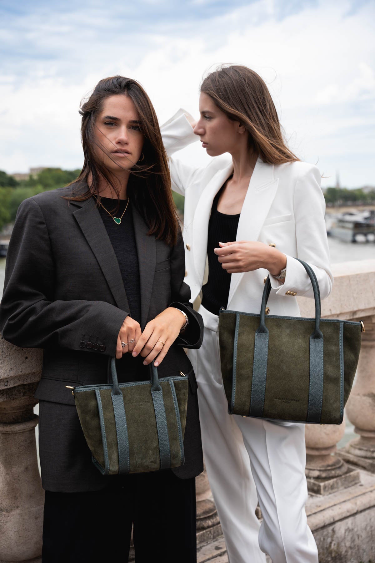 Rubi Suede Vert Bouteille