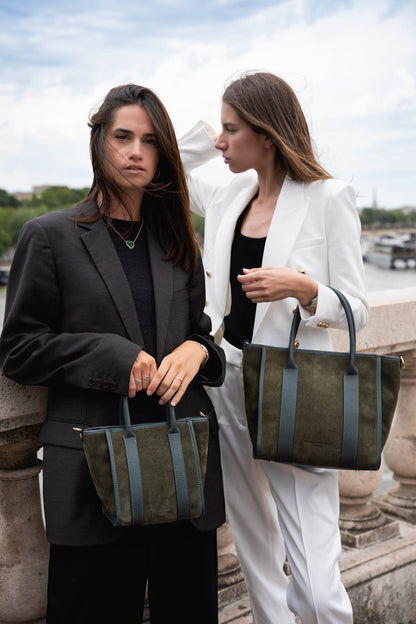 Rubi Suede Vert Bouteille