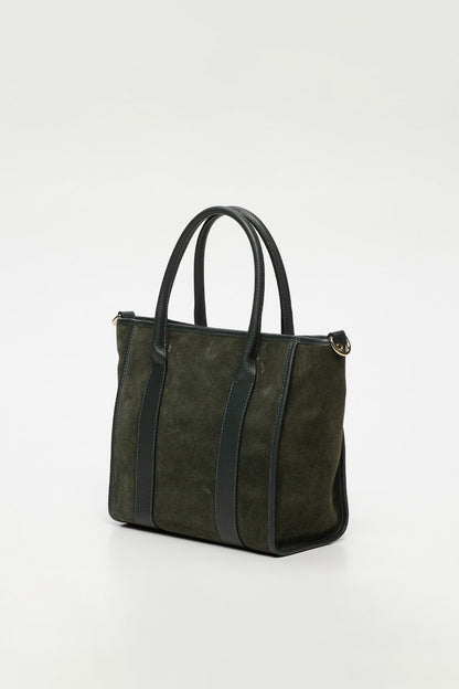 Rubi Suede Vert Bouteille
