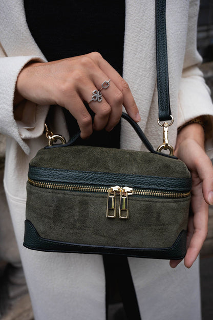Simos Suede Vert Bouteille