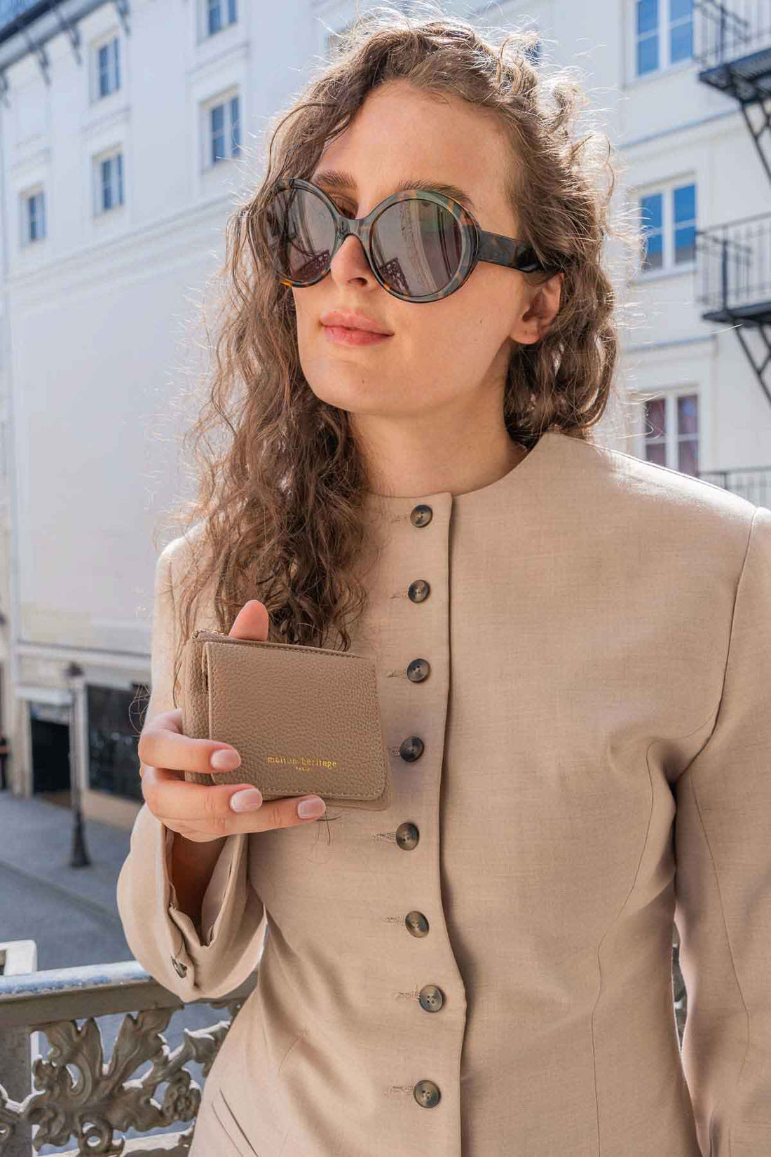 Portefeuille - Amber Beige