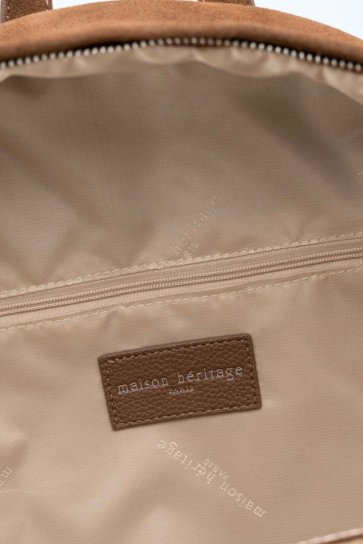 Sac à dos - Bosco Suede Camel
