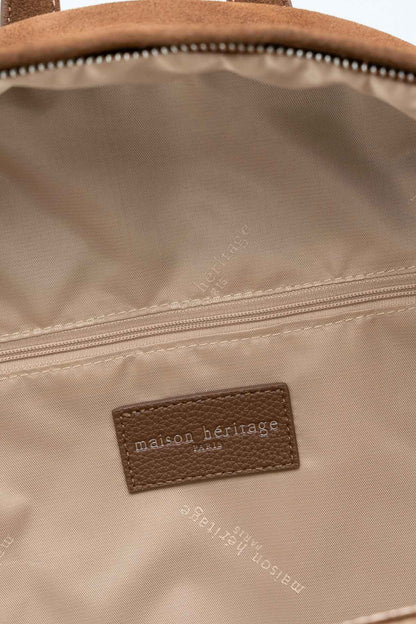 Sac à dos - Bosco Suede Camel