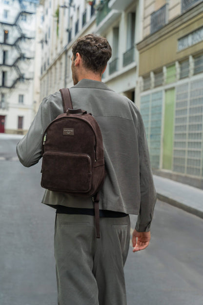 Sac à dos - Bosco Suede Marron