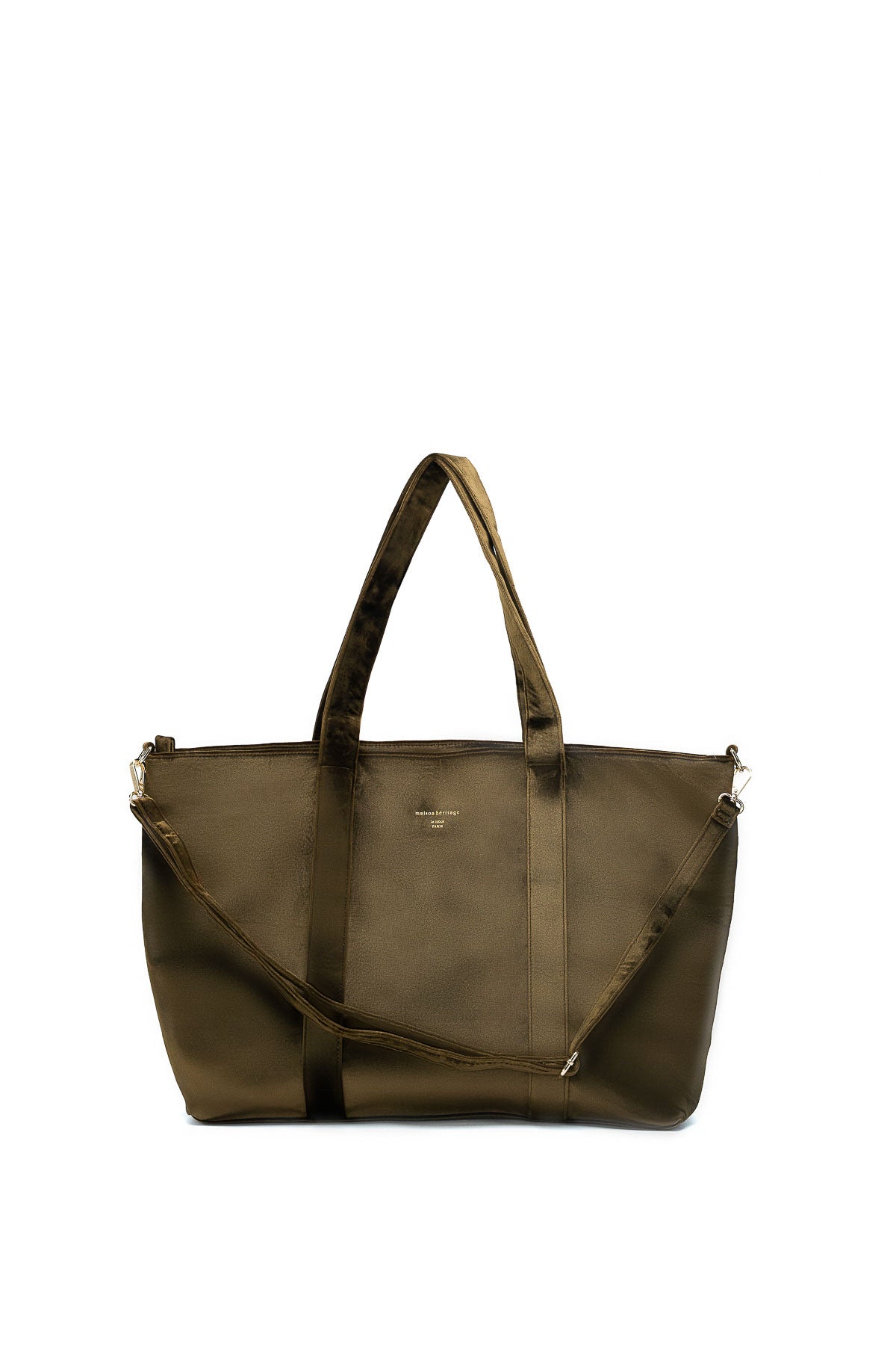 Sac cabas - Colden Velour Vert Bouteille