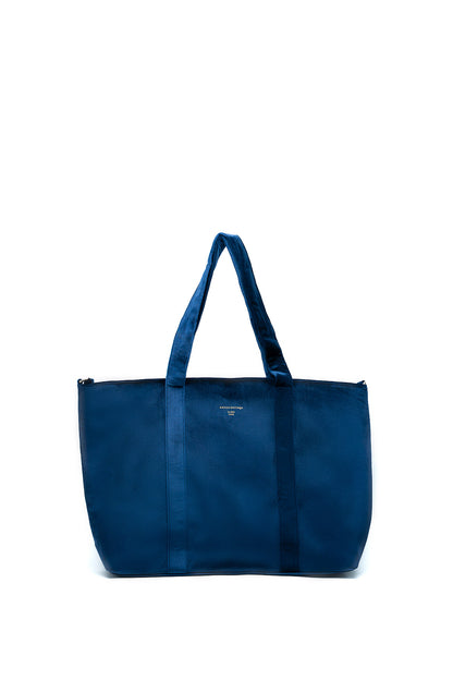 Sac cabas - Colden Velour Bleu Marine