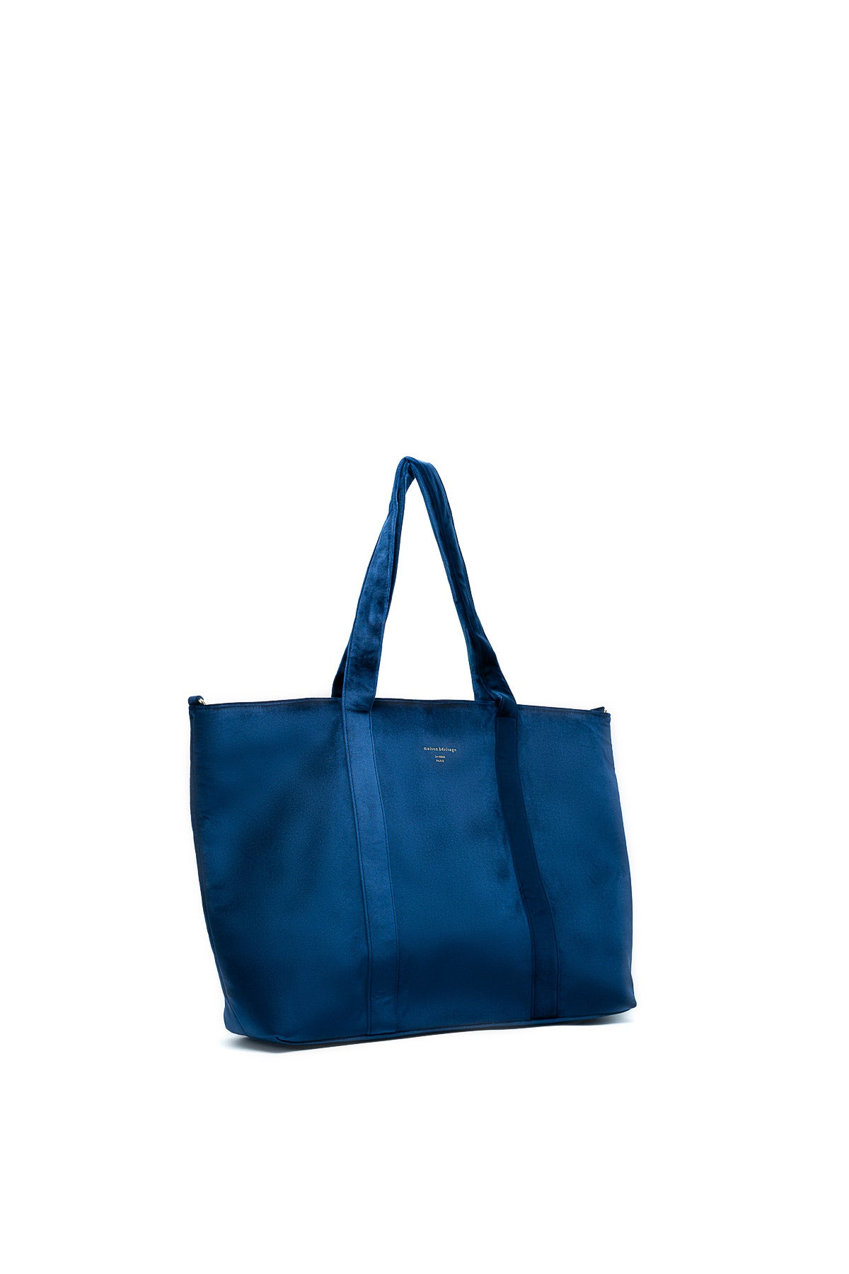 Sac cabas - Colden Velour Bleu Marine