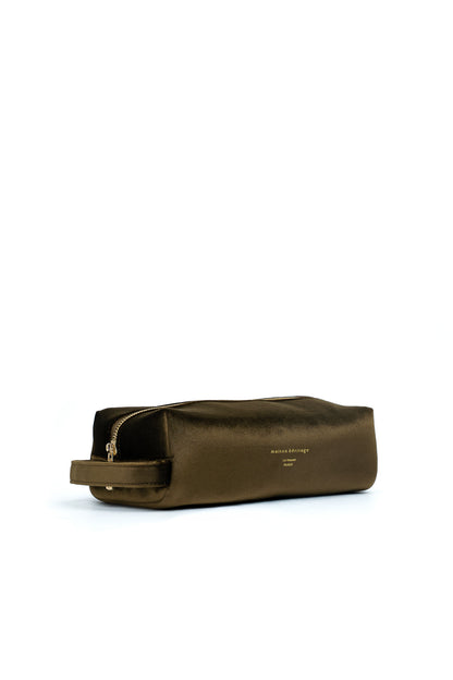 La trousse - Icelyn Velour Vert Bouteille