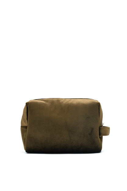 La trousse - Icy Velour Vert Bouteille