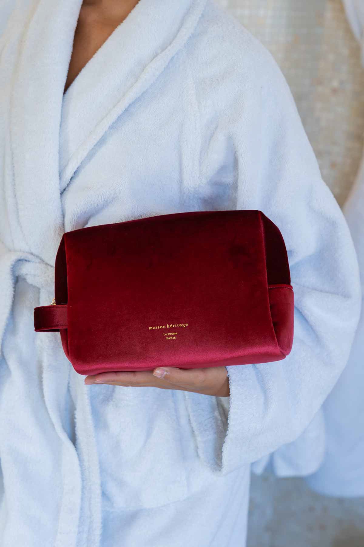 La trousse - Icy Velour Rouge