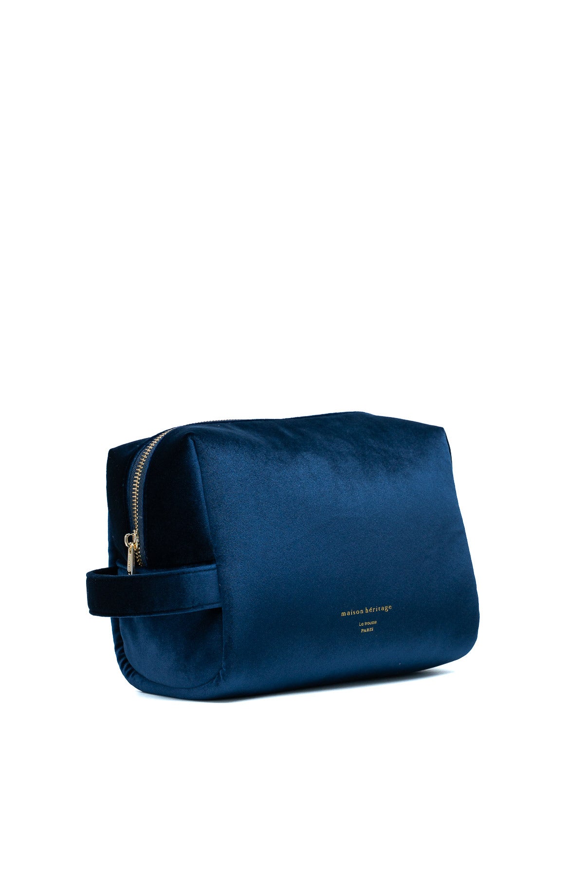 La trousse - Icy Velour Bleu Marine