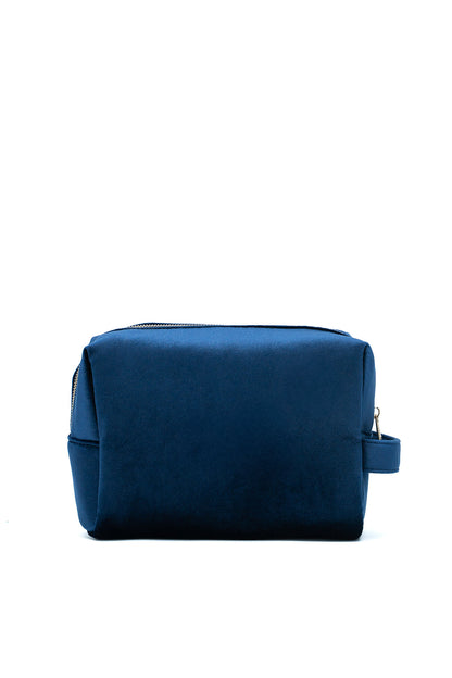 La trousse - Icy Velour Bleu Marine