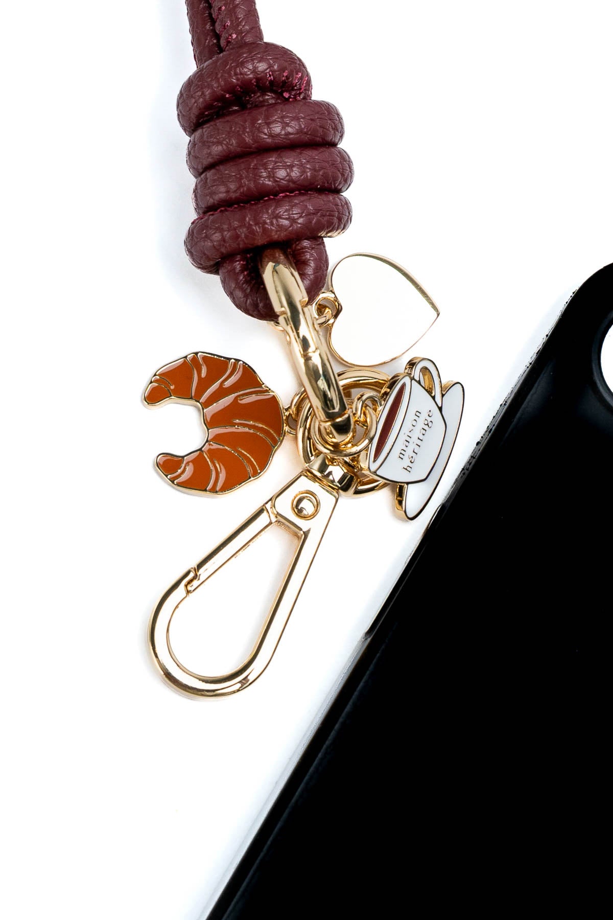 Corde pour téléphone - Isen Croissant Bordeaux