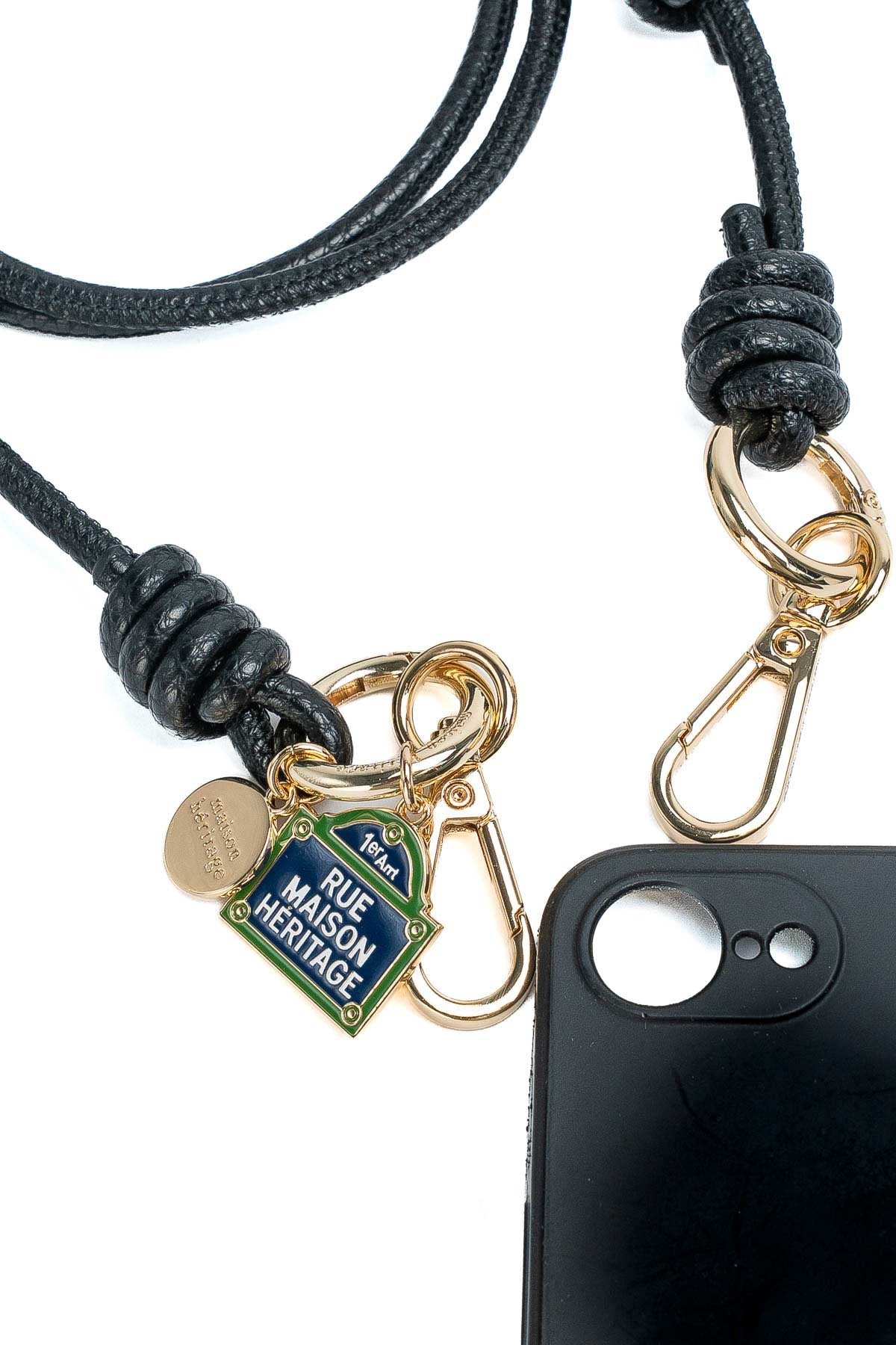 Corde pour téléphone - Isen Rue Noir