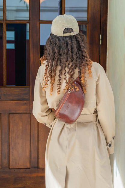 Sac banane - Kimi Vintage Marron