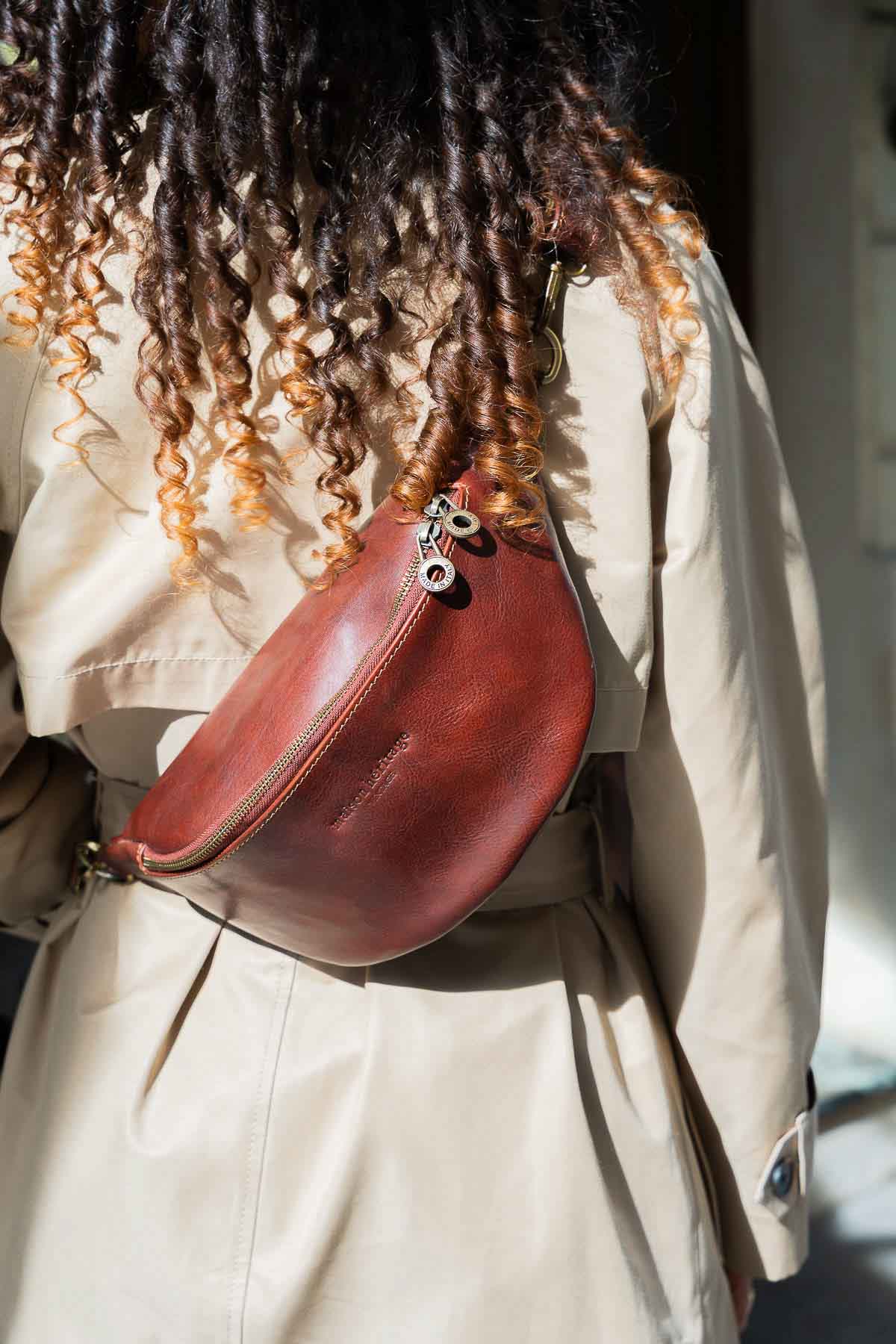 Sac banane - Kimi Vintage Marron