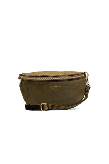 Sac banane - Kimi Velou Vert Bouteille