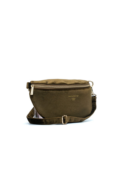 Sac banane - Kimi Velou Vert Bouteille